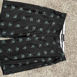 Men’s Tattoo Golf Black Golf Shorts